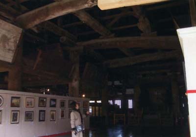 厳島神社 押花展示